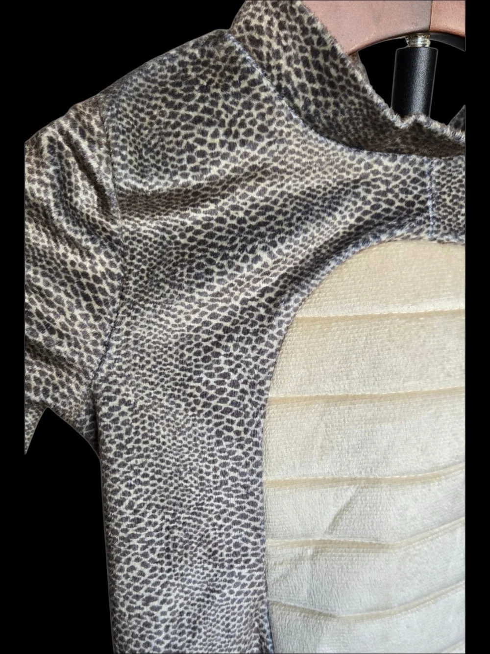 Spirit Grey Kids Dinosaur One-Piece Bodysuit with Cream Belly